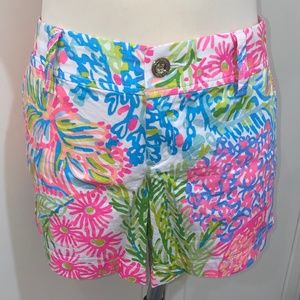 NWT Lilly Pulitzer Callahan Shorts Lovers Coral size 10